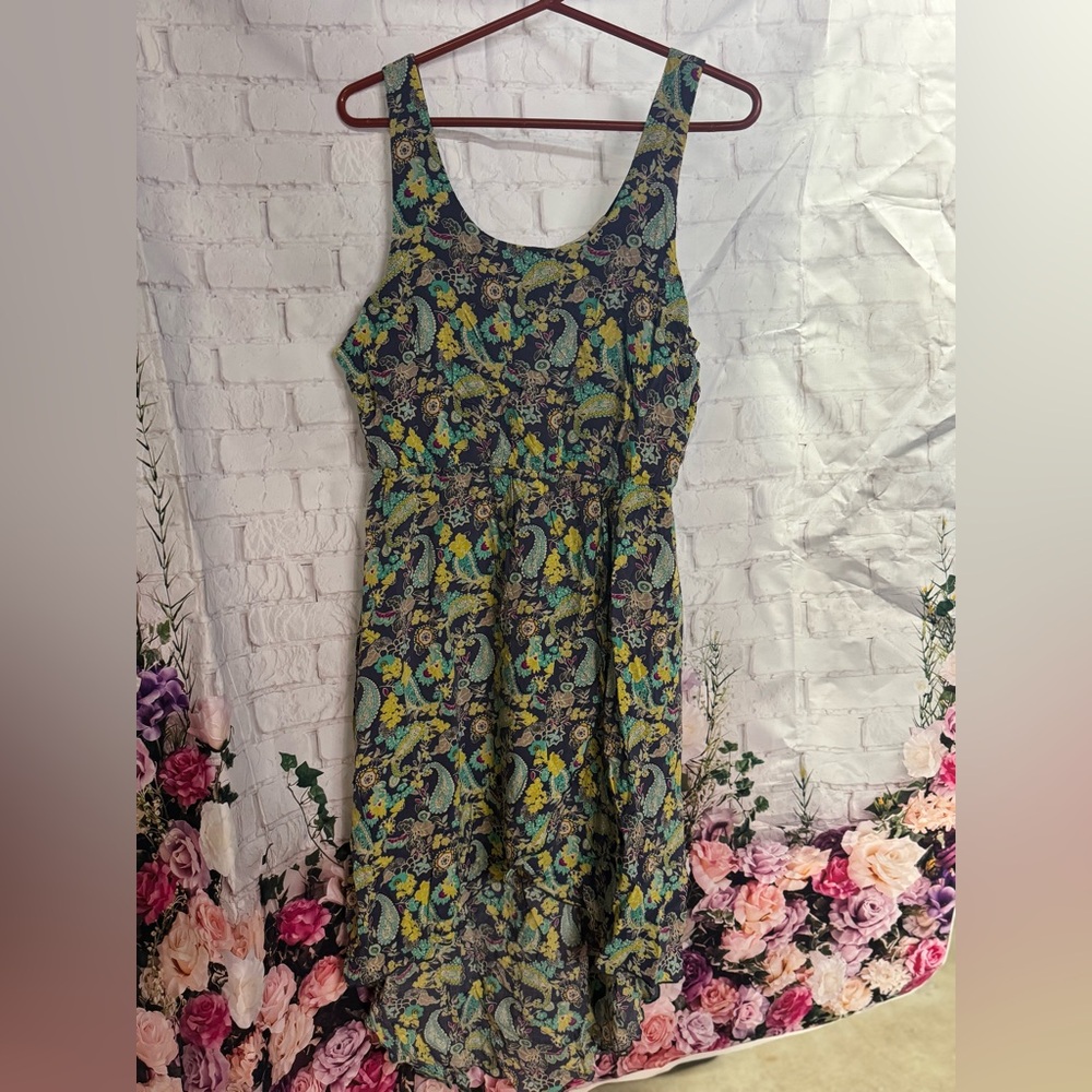 Mudd Multicolor Paisley Midi Dress